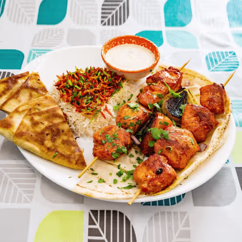 Chicken Tikka Platte (scharf)