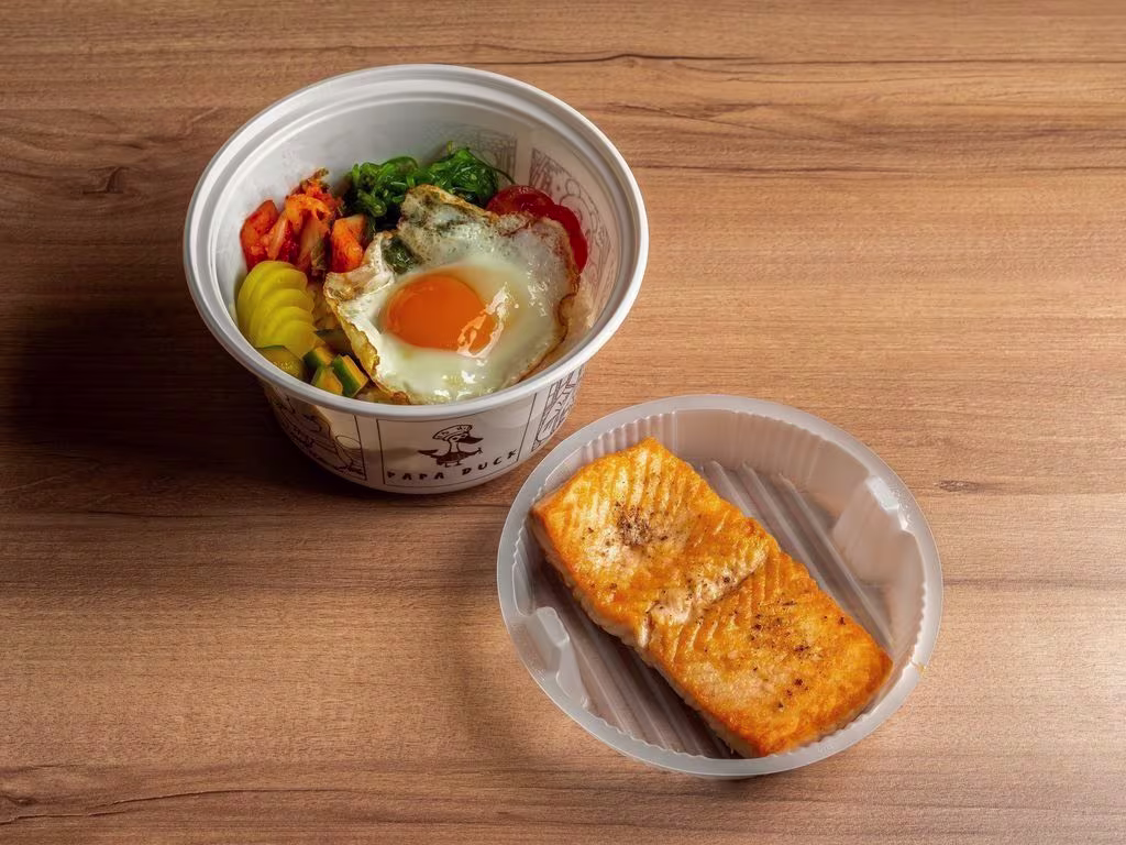 Gebratener Lachs mit Miso & Sojasauce