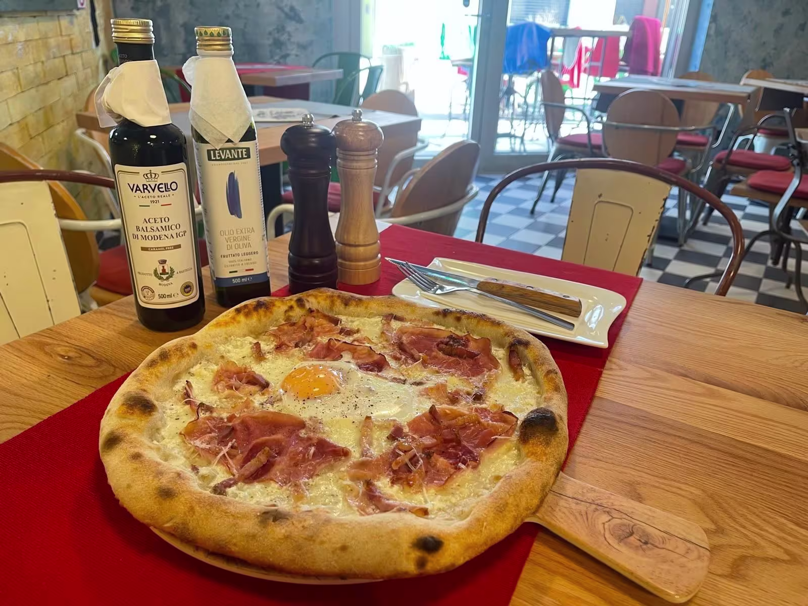 Pizza Carbonara