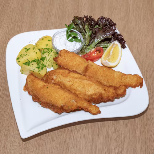 Gebackenes Schollenfilet