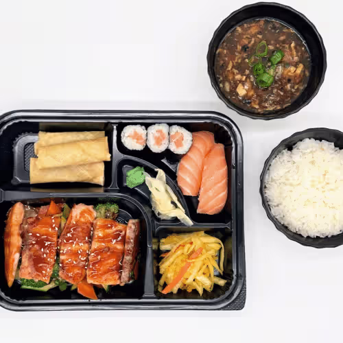 Lachs Teriyaki Bento Box