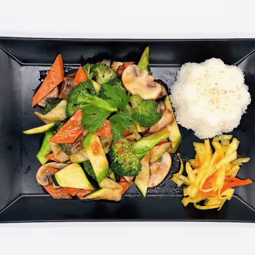Wok mit Wok-Gemüse