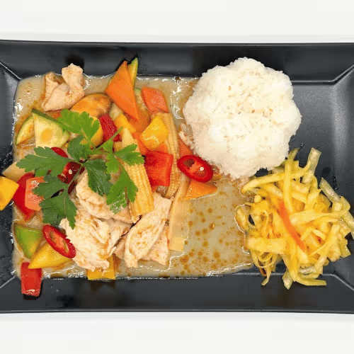 Thai Red Curry mit Hühnerfleisch