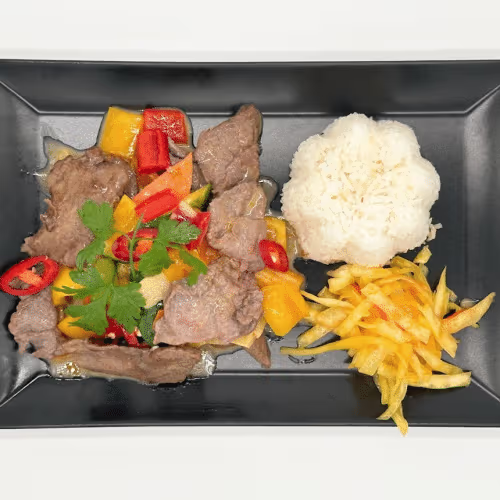Thai Red Curry mit Rindfleisch