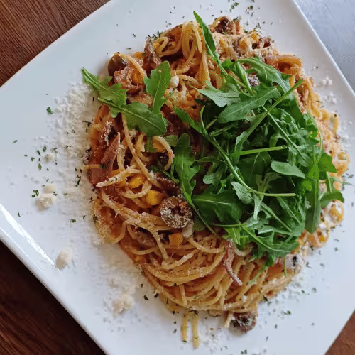 Spaghetti Aglio e Gamberi