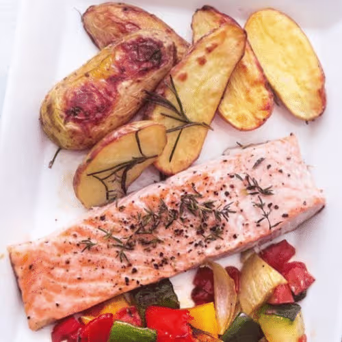 ofenkartoffeln mit lachs
