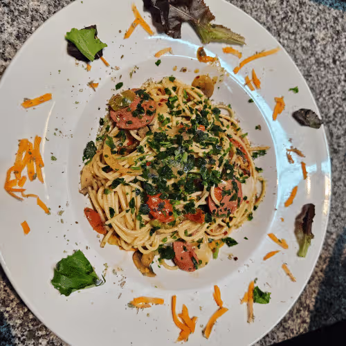 Spaghetti Romano (scharf)
