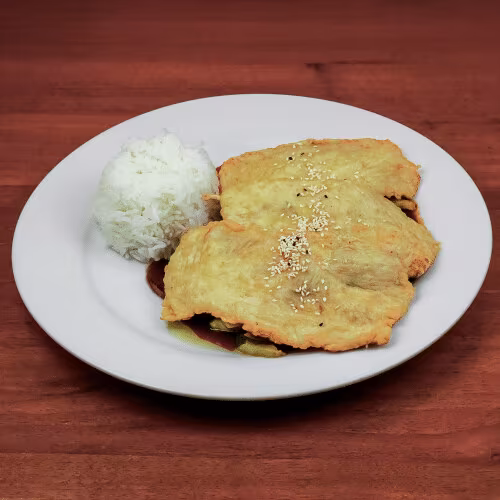 Gebratener Reis mit Hühnerfleisch