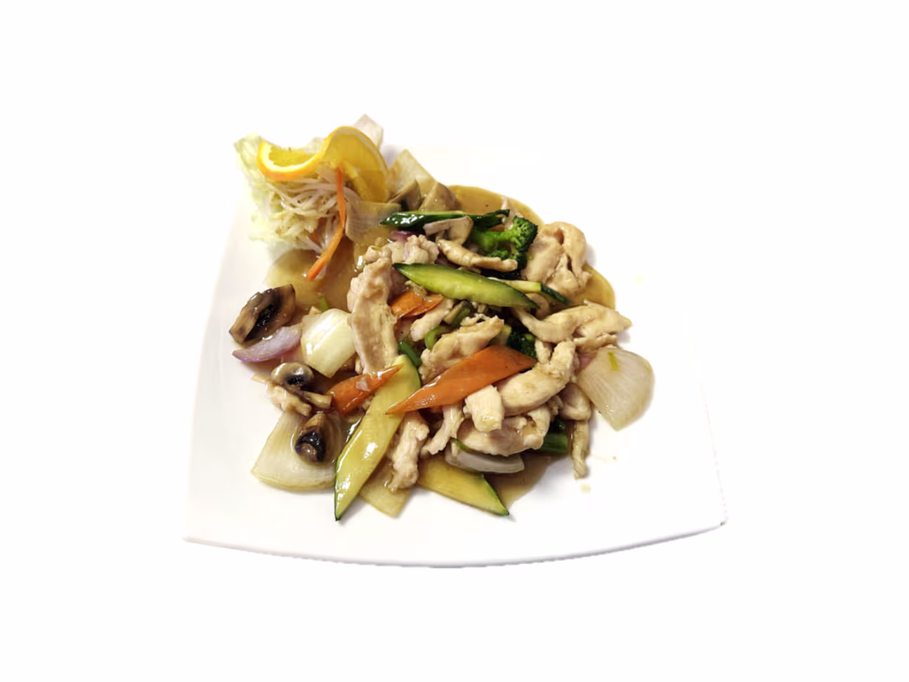 Hühnerfleisch mit Wok-Gemüse