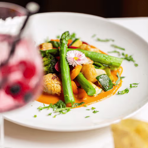 Kumar's Vegan Fusion mit Reis (vegan)