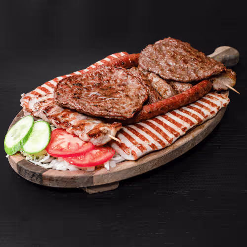 Grill-Park Platte für 3 Personen