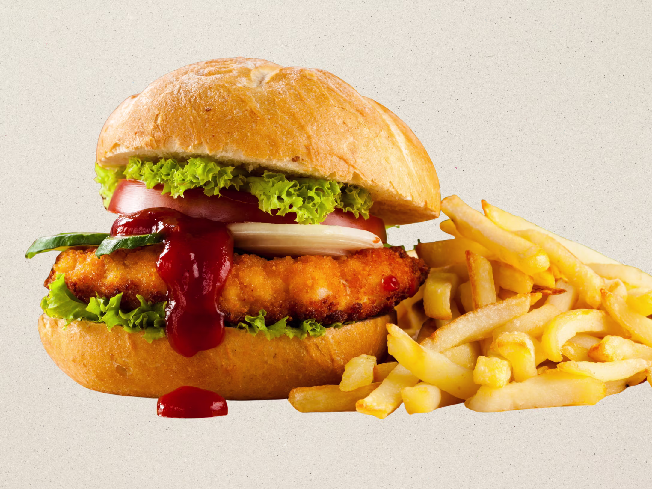Hühner-Burger