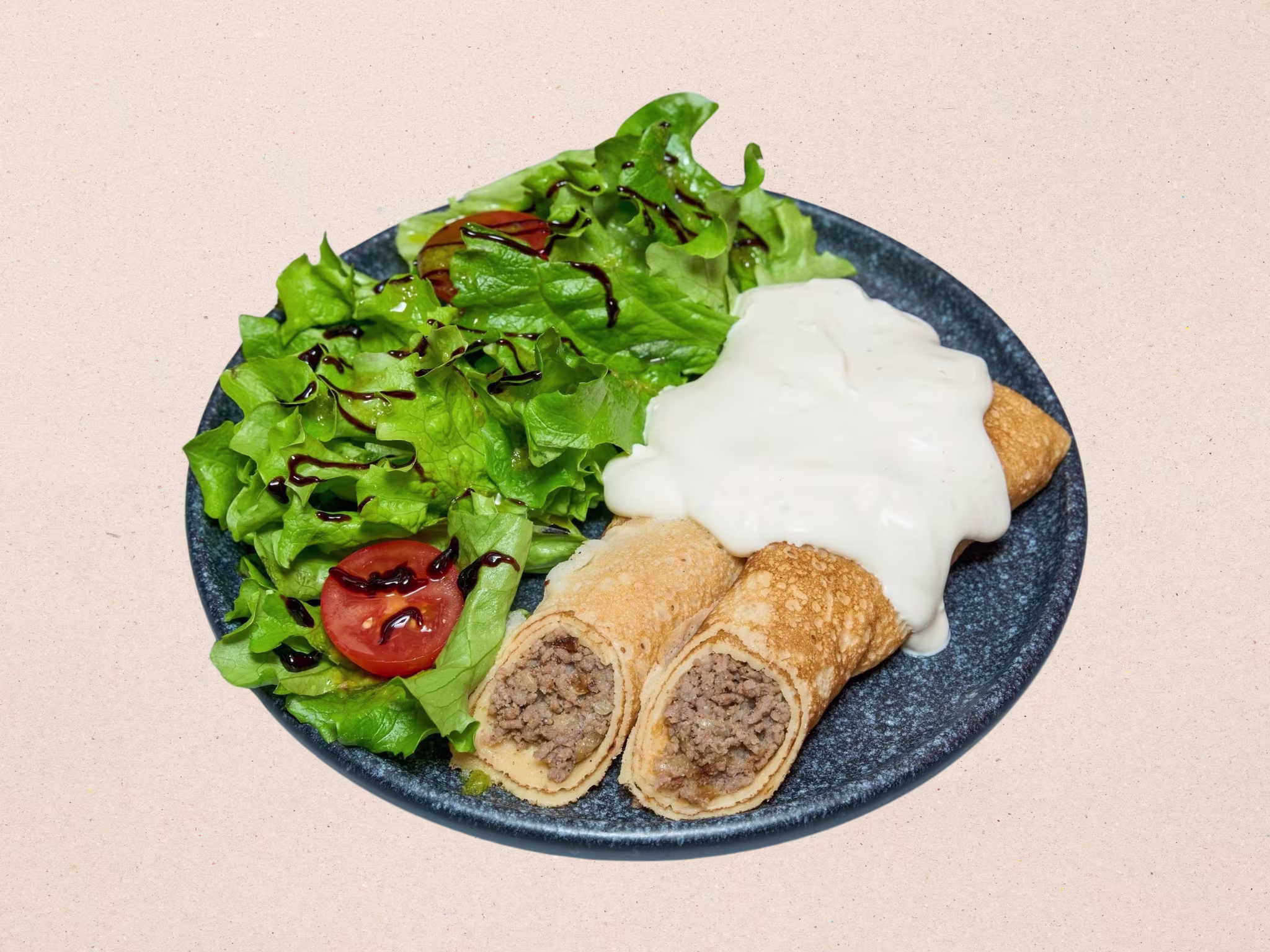 Palatschinken mit Fleisch