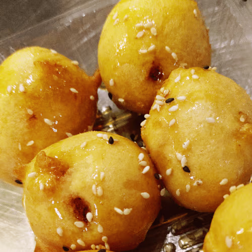 Gebackene Bananen in Honig