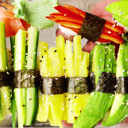 Vegetarische Sushi (10 Stück)