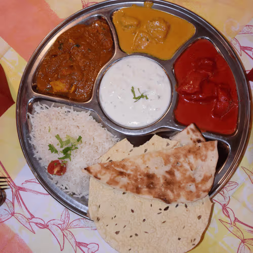 Non vegetarisches Thali
