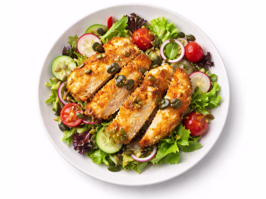 Steirischer Backhendl Salat