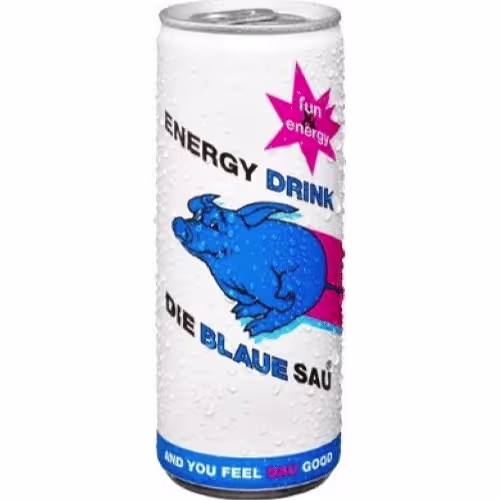 Die Blaue Sau Energie-Drink 0,25l