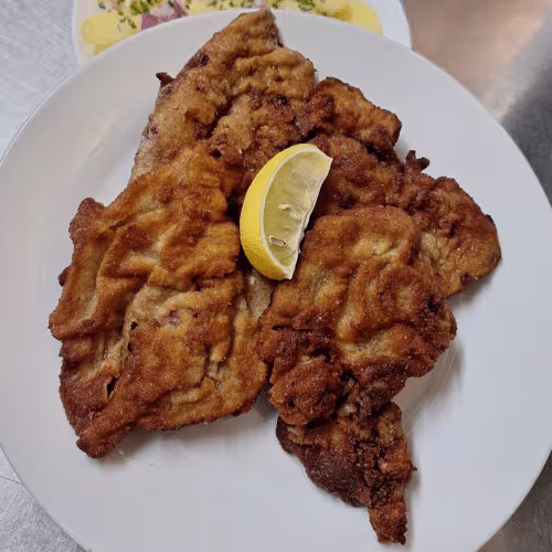Gebackene Schweinsleber