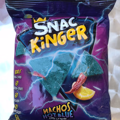 Snac Kinger Nachos Hot Blue 95g