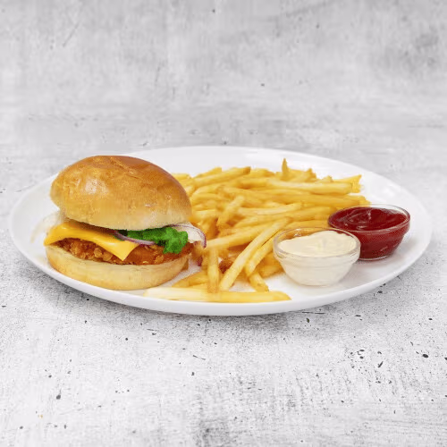 Crispy Chicken Burger Menü