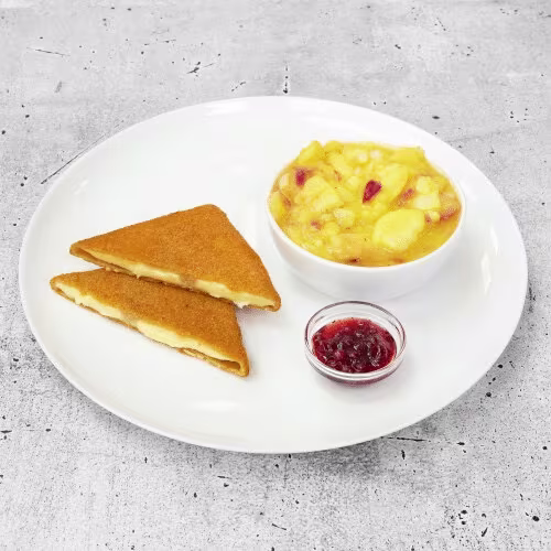 Gebackener Emmentaler-Teller Menü ( 2 Stk.)