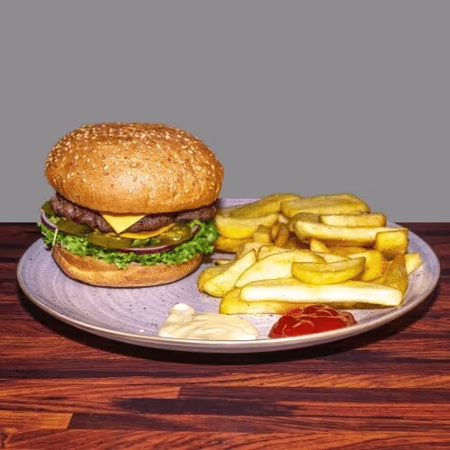 Mexican Burger (Single) Menü