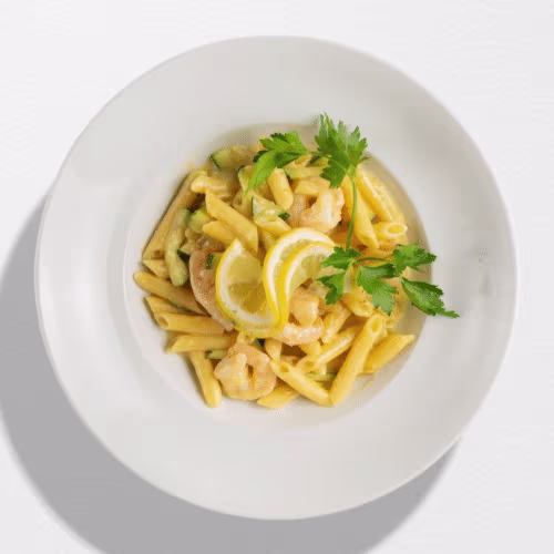 Pasta con Gamberetti e Zucchini