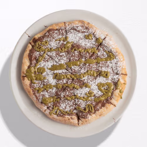 Pizza Nutella Pistacchio