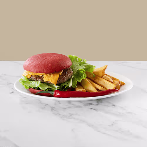 Feuer Burger (scharf, 200g)