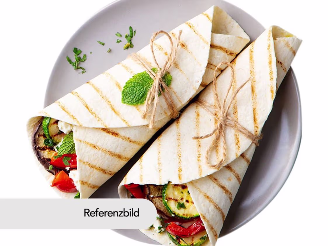 Veganer Wrap Menü