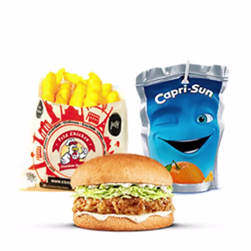 Kiddy Box Mini Fried Chicken Burger