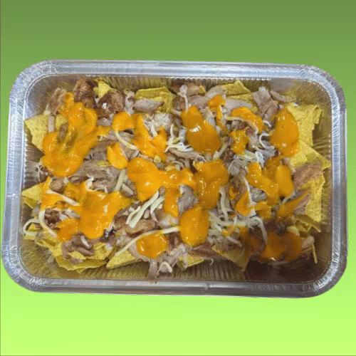 Nachos mit Kebab Fleisch