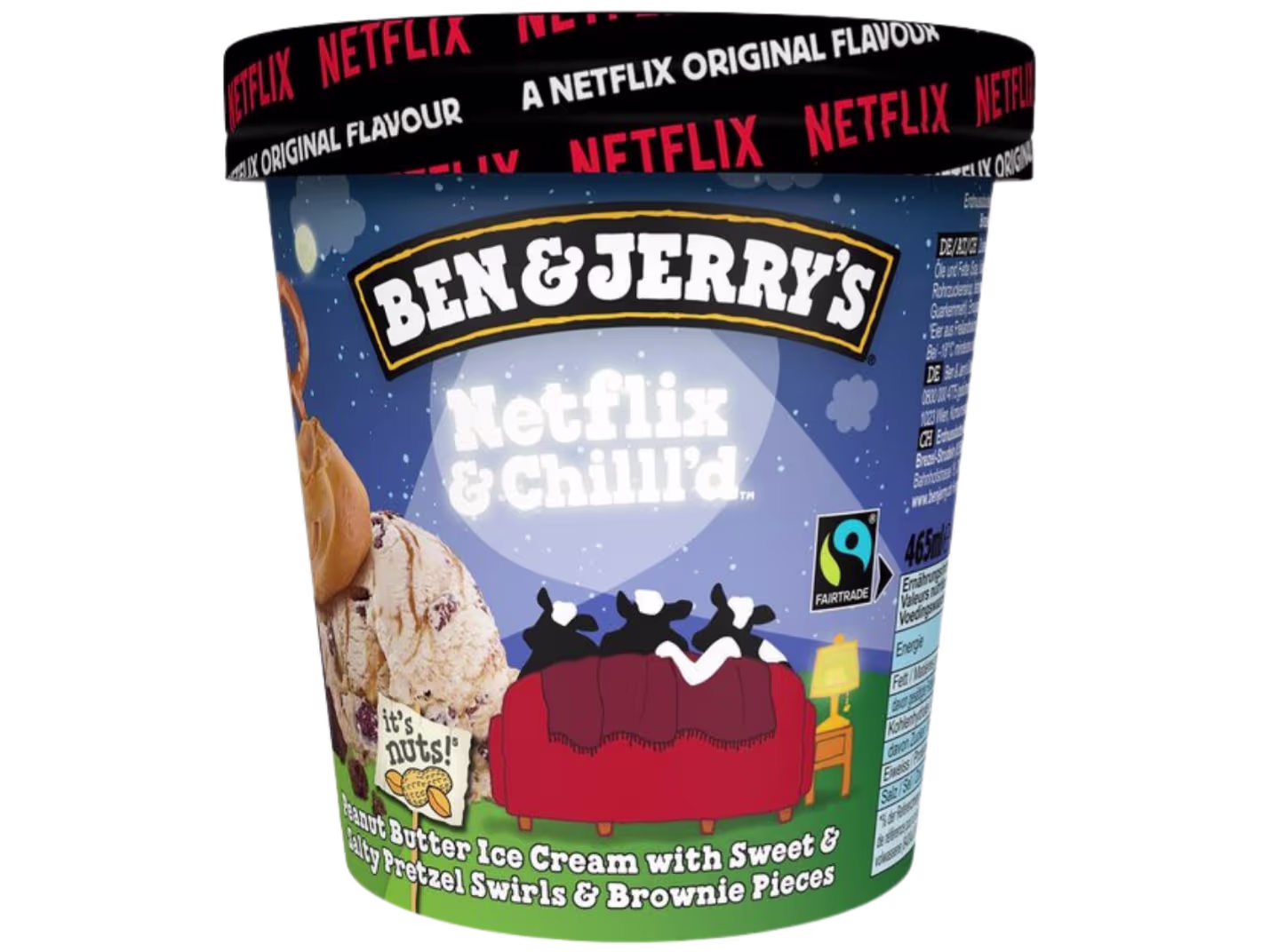 Ben & Jerry's Netflix & Chil 465ml