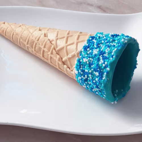 Streusel Stanitzel blau