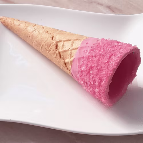 Streusel Stanitzel rosa