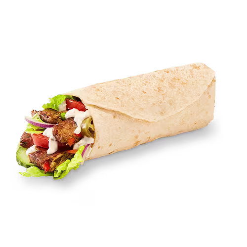 Spicy Vegan Patty Wrap