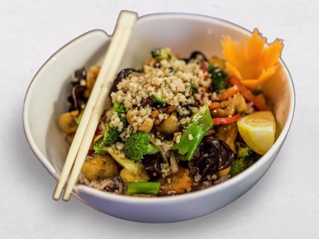 Buddha Bowl Spargel