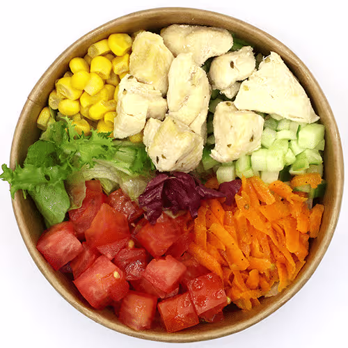 Hühnerfleisch Salat Bowl