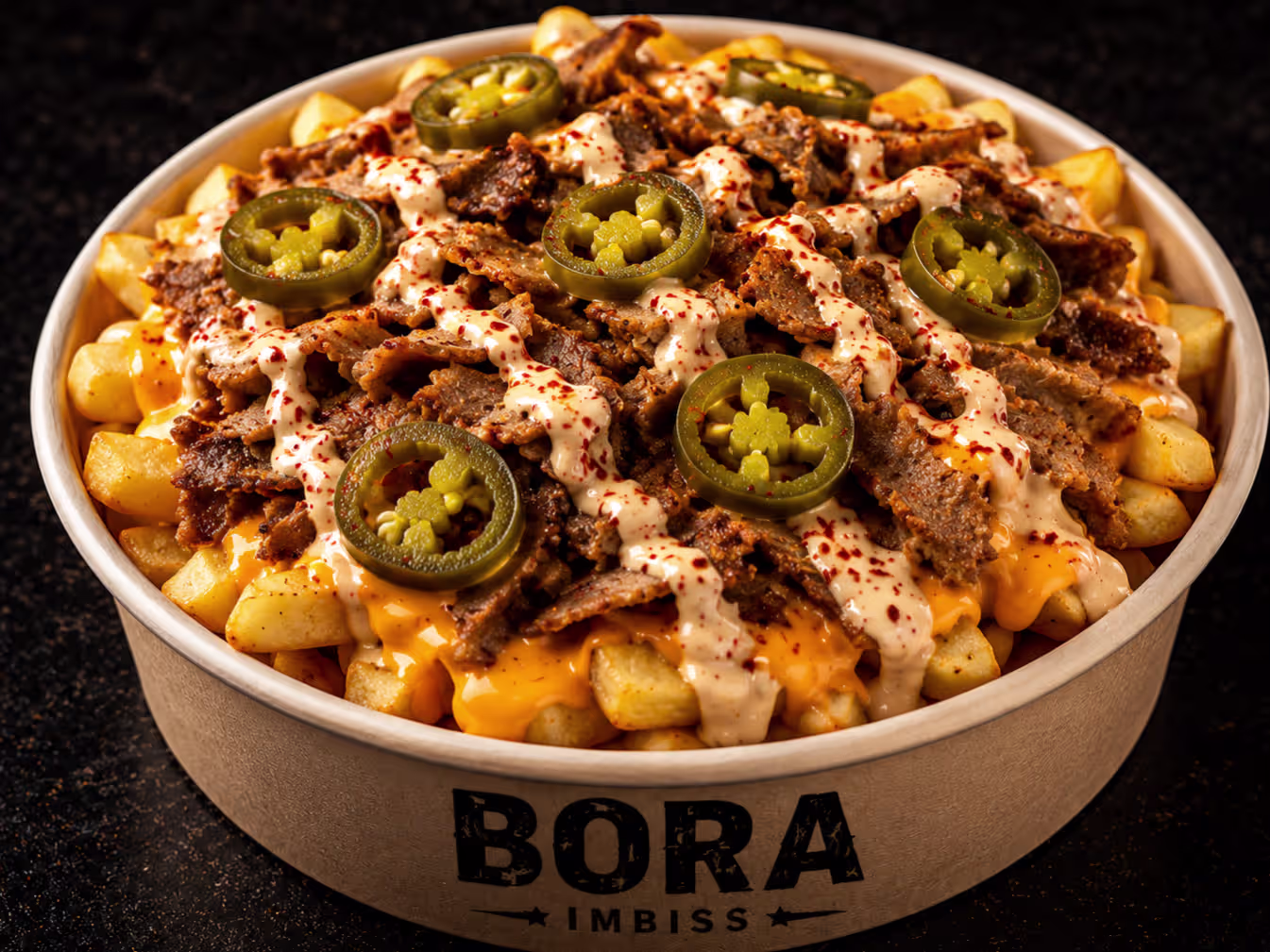 Cheesy Frites Kebab