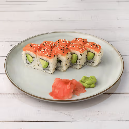 Lachs Sesam Maki (12 Stück)