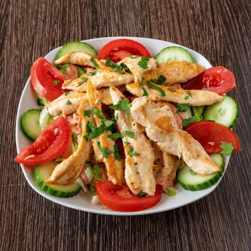 Hühnerstreifensalat