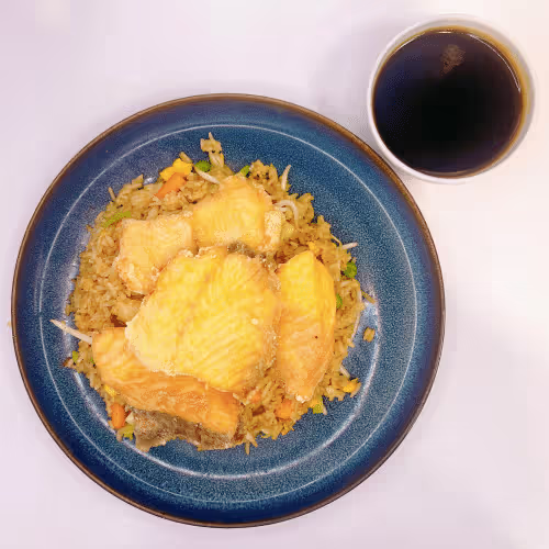 Fried Rice with Salmon