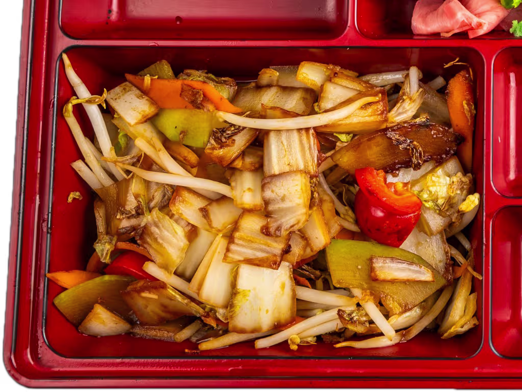 Wok Gemüse mit Reis