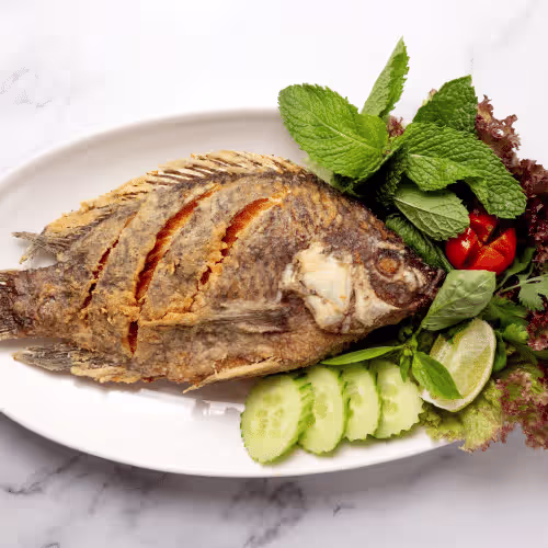 Tilapia Curry (scharf)