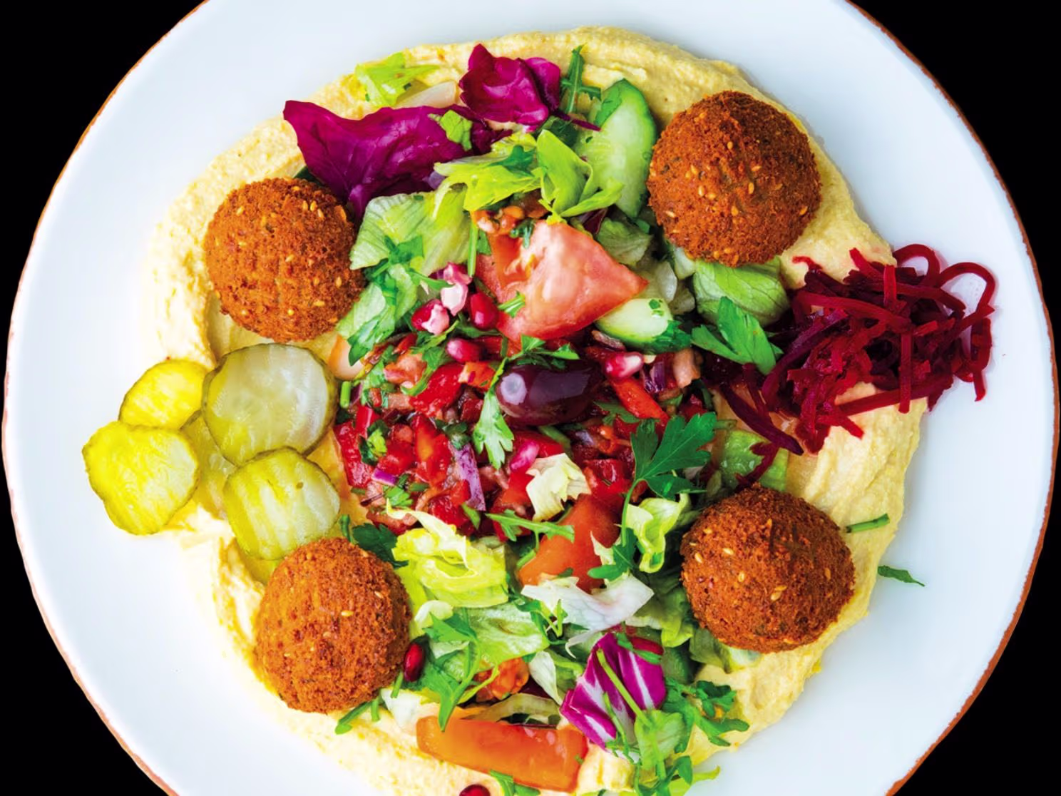 Falafel-Teller