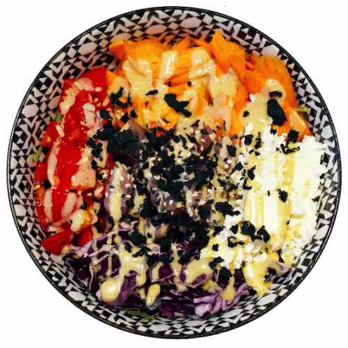 Ocean Bowl mit Garnelen (Low Carb)
