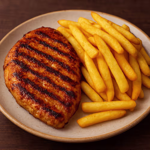 saftiges Hühnerschnitzel vom Grill