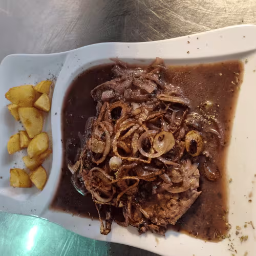 Zwiebel Rostbraten