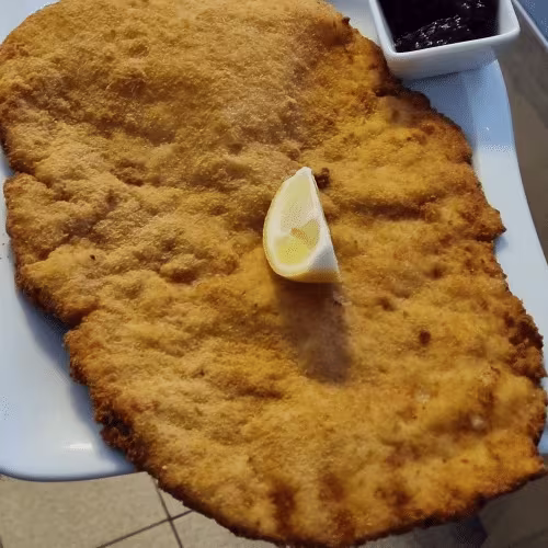 Riesen Schnitzel( Hausgemachte)